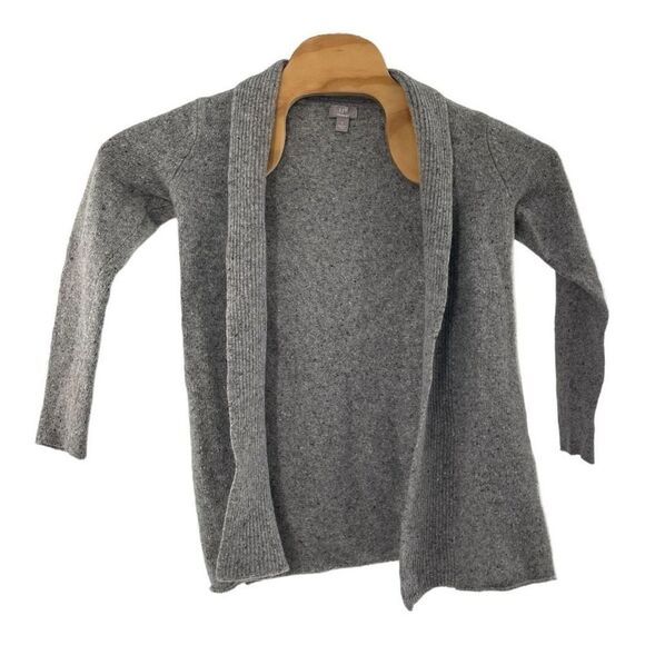 J.jill Women's Long-Sleeve Open-Front Cardigan Sweater Gray Small - Picture 1 of 4